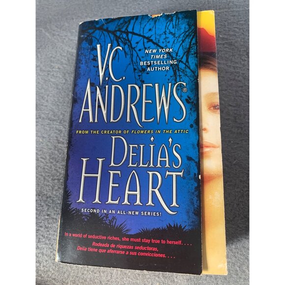 V.C. Andrews "Delias Heart" Paperback Novel - Picture 1 of 4
